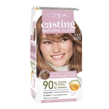 LOREAL CASTING NATURAL GLOSS 723 ALMOND BLONDE KEVYTVÄRI