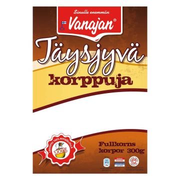 VANAJAN TÄYSJYVÄKORPPU 300 G