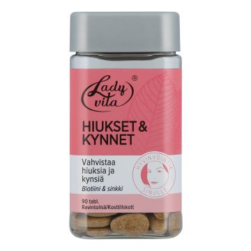 LADYVITA HIUKSET & KYNNET 90 KPL