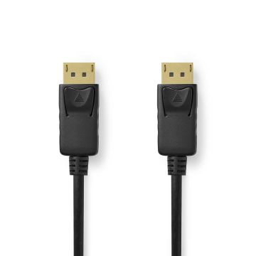 NEDIS DISPLAYPORT 1.4 -KAAPELI, UROS - UROS, 3 M, MUSTA