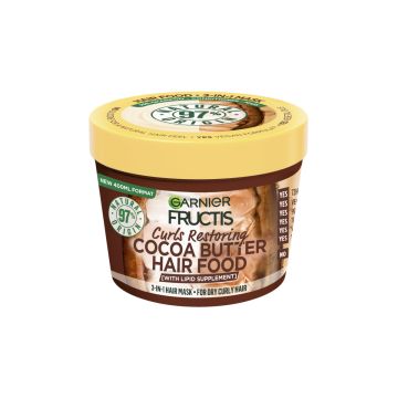 GARNIER FRUCTIS HAIR FOOD COCOA BUTTER KIHARAISILLE HIUKSILLE 400 M