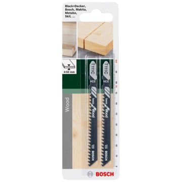 BOSCH PISTOSAHANTERÄ T 111 C PUU 2 KPL