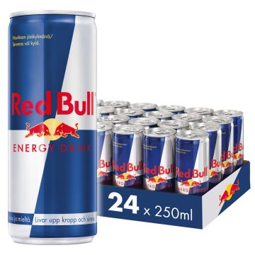 RED BULL ENERGY DRINK 0,25L TLK 24KPL 6,00 L