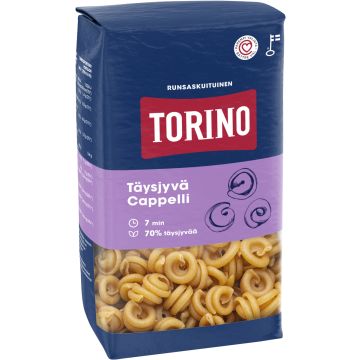 TORINO TÄYSJYVÄ CAPPELLI PASTA 500 500 G