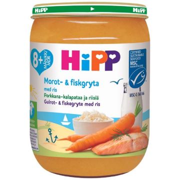 HIPP TILLIRISOTTO PORKKANA LOHI 8KK 190 G