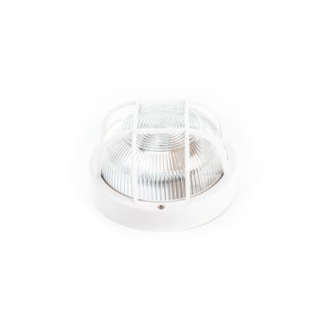 LED ENERGIE LAIVAVALAISIN, E27 MAX 40W, VALKOINEN KEHYS JA RISTIKKO