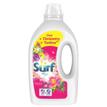 SURF PYYKINPESUNESTE TROPICAL LILY & YLANG YLANG 1400ML 1,4 L