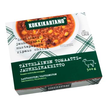 KOKKIKARTANO TÄYTELÄINEN TOMAATTI-JAUHELIHAKEITTO 300 G