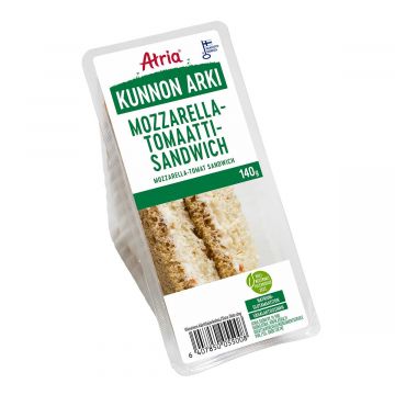 ATRIA KUNNON ARKI MOZZARELLA-TOMAATTI SANDWICH 140 G