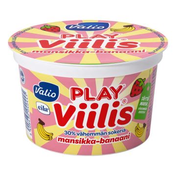 VALIO PLAY VIILIS MANSIKKA-BANAANI LAKTON 200 G