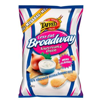 TAFFEL PERUNALASTU BROADWAY LESS FAT 325 G