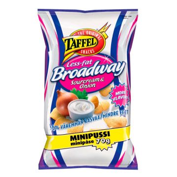 TAFFEL PERUNALASTU BROADWAY LESS FAT 75 G