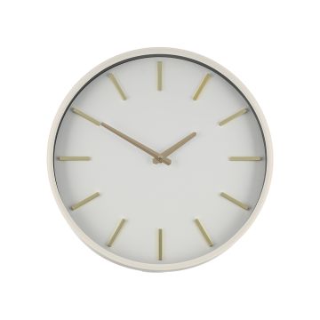 4LIVING SEINÄKELLO MISSOURI 35 CM VALKOINEN