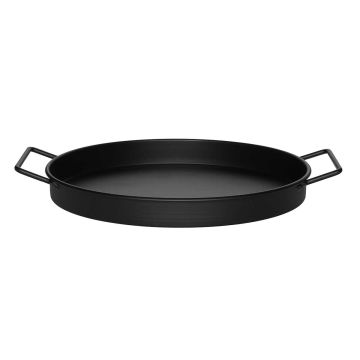 4LIVING TARJOTIN KAHVALLINEN MUSTA 31 CM