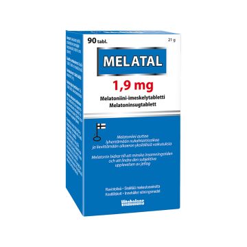 MELATAL 1,9MG MELATONIINIVALMISTE 90 KPL