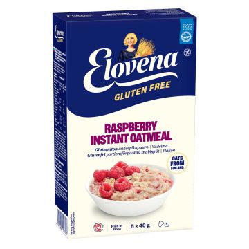 ELOVENA GLUTEENITON PIKAPUURO VADELMA 200 G