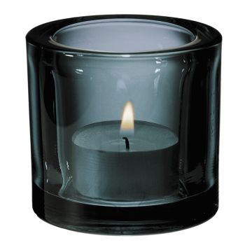 IITTALA KIVI KYNTTILÄLYHTY HARMAA 60 MM