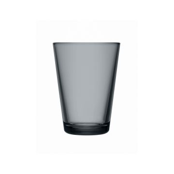 IITTALA KARTIO JUOMALASI 40CL TUMMANHARMAA 2KPL