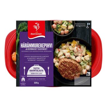 SAARIOINEN HÄRÄNMUREKEPIHVI JA KERMAISET KASVIKSET 320 G