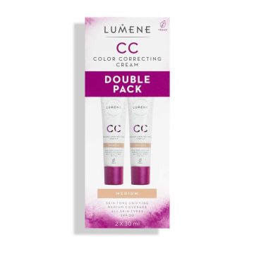 LUMENE CC COLOR CORRECTING MEIKKIVOIDE DUO-MEDIUM