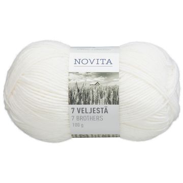 NOVITA 7 VELJESTÄ 100G VALKOINEN