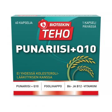BIOTEEKIN TEHO PUNARIISI+Q10 60 KPL