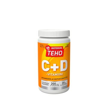 BIOTEEKIN TEHO C + D VITAMIINI 80 KPL