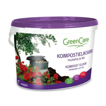 GREENCARE KOMPOSTIELIKSIIRI PUUTARHA JA BIO 3KG