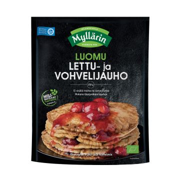 MYLLÄRIN LUOMU OHUKAIS- JA VOHVELIJAUHE 250 G