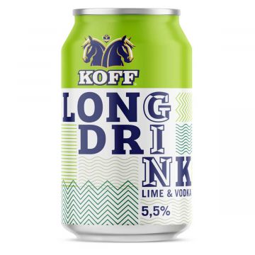 KOFF LONG DRINK 5,5% LIME TLK 330 ML