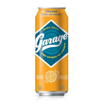 GARAGE VODKA LEMONADE 4,1% ORANGE TLK 500 ML