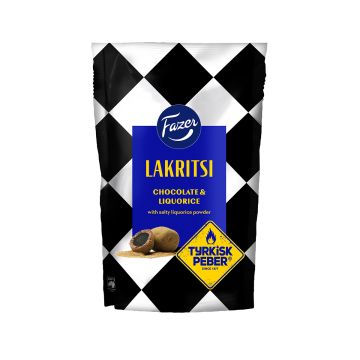 FAZER LAKRITSI CHOCOLATE TYRKISK PEBER 135 G