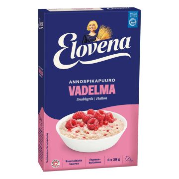 ELOVENA HETKI VADELMA ANNOSPIKAPUURO 210 G