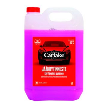 CARLAKE JÄÄHDYTINNESTE KÄYTTÖVALMIS -36 C PUNAINEN 5 L
