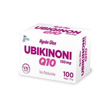 VIA NATURALE HYVÄN OLON UBIKINONI Q10 150MG 100 KPL