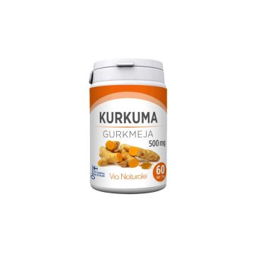 VIA NATURALE KURKUMA 500MG 60 KPL