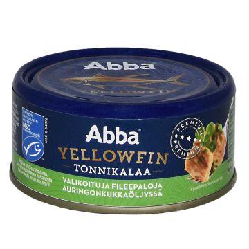 ABBA YELLOWFIN TONNIKALAA ÖLJYSSÄ MSC 150/105G 105 G
