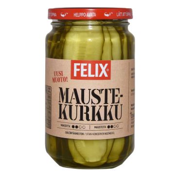 FELIX PITKITTÄIN VIIPALOITUJA KURKKUJA MAUSTELIEMESSÄ 460/240G 24
