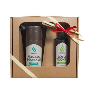 SAUNAHETKI SIS. HUNAJA-LÖYLYTUOKSU JA HUNAJASHAMPOO 150 ML 250 G