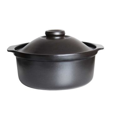 KULTAKERAMIIKKA BISTRO LIEKKI-PATA, 2,5 L, MUSTA