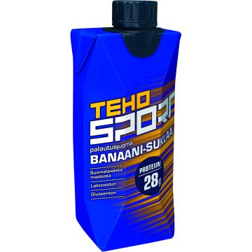 TEHO SPORT PALAUTUSJUOMA BANAANI-SUKLAA 330 ML