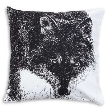 VALLILA KORISTETYYNYNPÄÄLLINEN WOLF 43X43 VALKOINEN