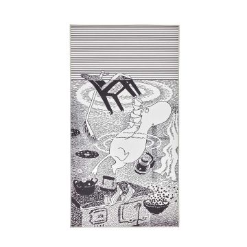 VALLILA MATTO TULVA 80X150 CM MUSTA-VALKOINEN