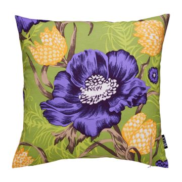 VALLILA KORISTETYYNYNPÄÄLLINEN KIOVAN KUKKA 43X43CM LILA-VIHREÄ