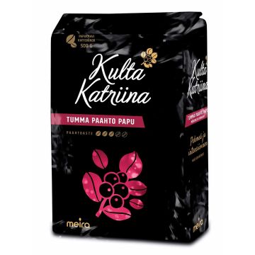 MEIRA KULTA KATRIINA PAPUKAHVI TUMMA PAAHTO 500 G
