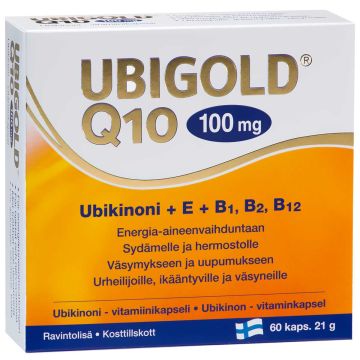 UBIGOLD Q10 100MG + E 60 KPL