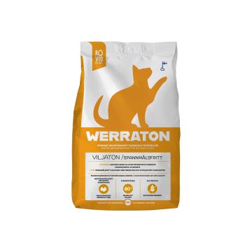 WERRATON KISSAN TÄYSRAVINTO VILJATON 500 G