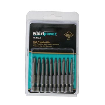 MR-TUOTE KÄRKISARJA ANTI SLIP 10 PCS 50MM TORX T10, T15, T20*3,