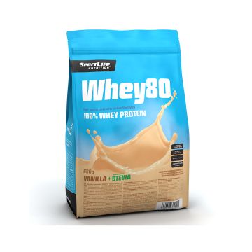 SPORTLIFE NUTRITION WHEY80 HERAPROTEIINIJAUHE VANILLA ICE CREA
