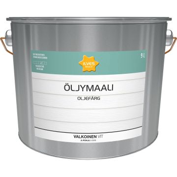 ILVES ÖLJYMAALI A-POHJA VALKOINEN 9 L